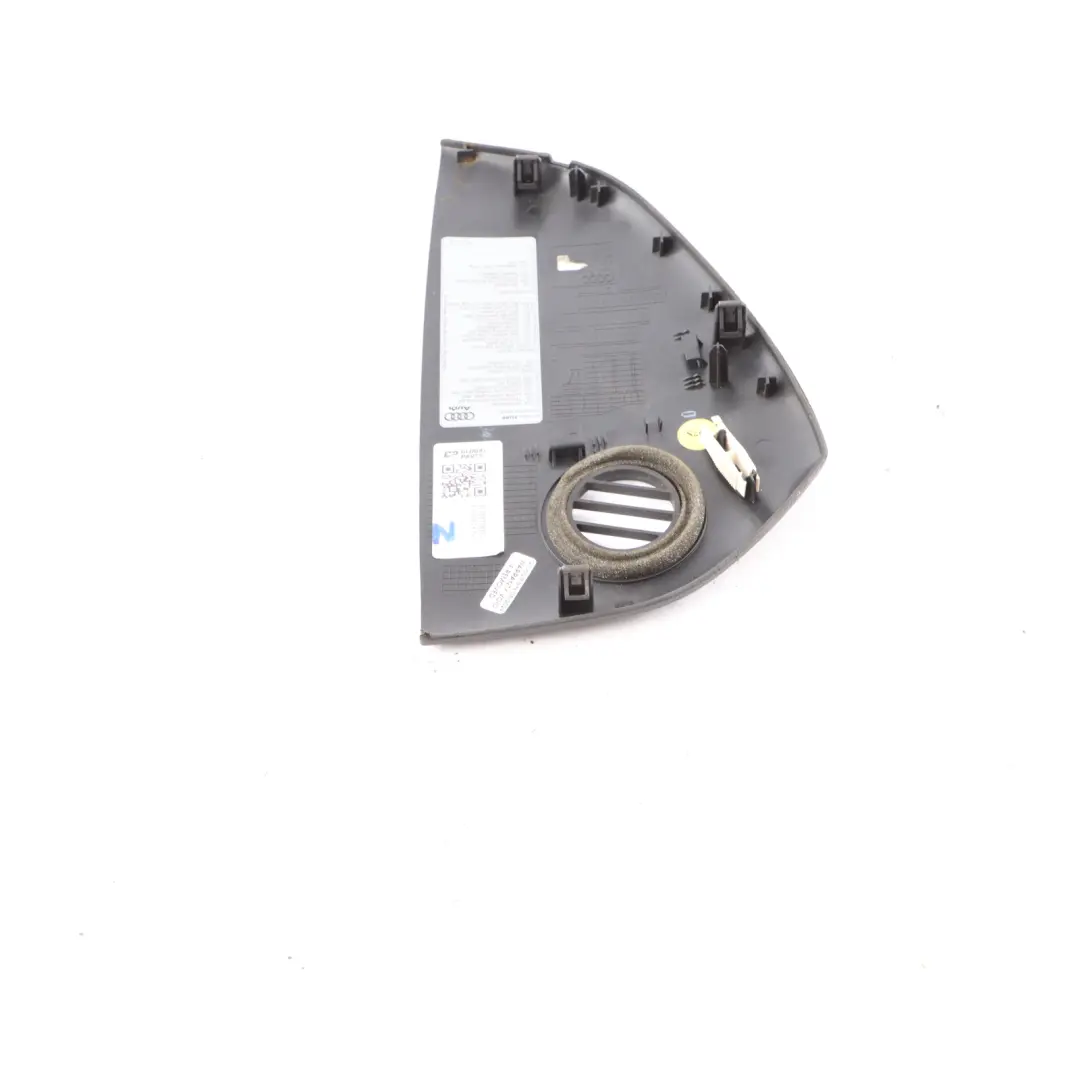 Audi A6 C6 Dashboard Cover Left N/S Dash Trim End Cap Cover Black - SKU 4F0857085C - Part number 4F0857085C