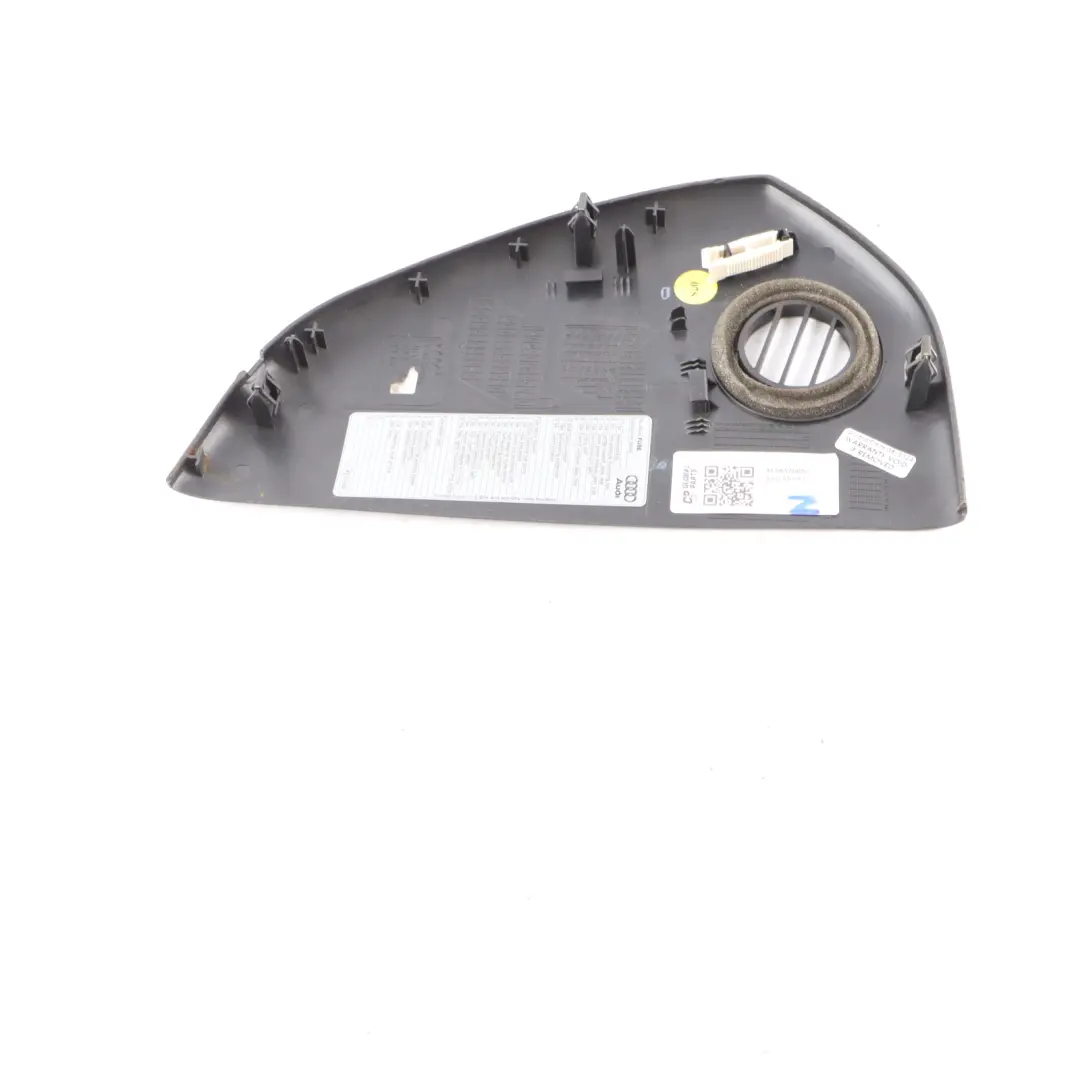 Audi A6 C6 Dashboard Cover Left N/S Dash Trim End Cap Cover Black - SKU 4F0857085C - Part number 4F0857085C
