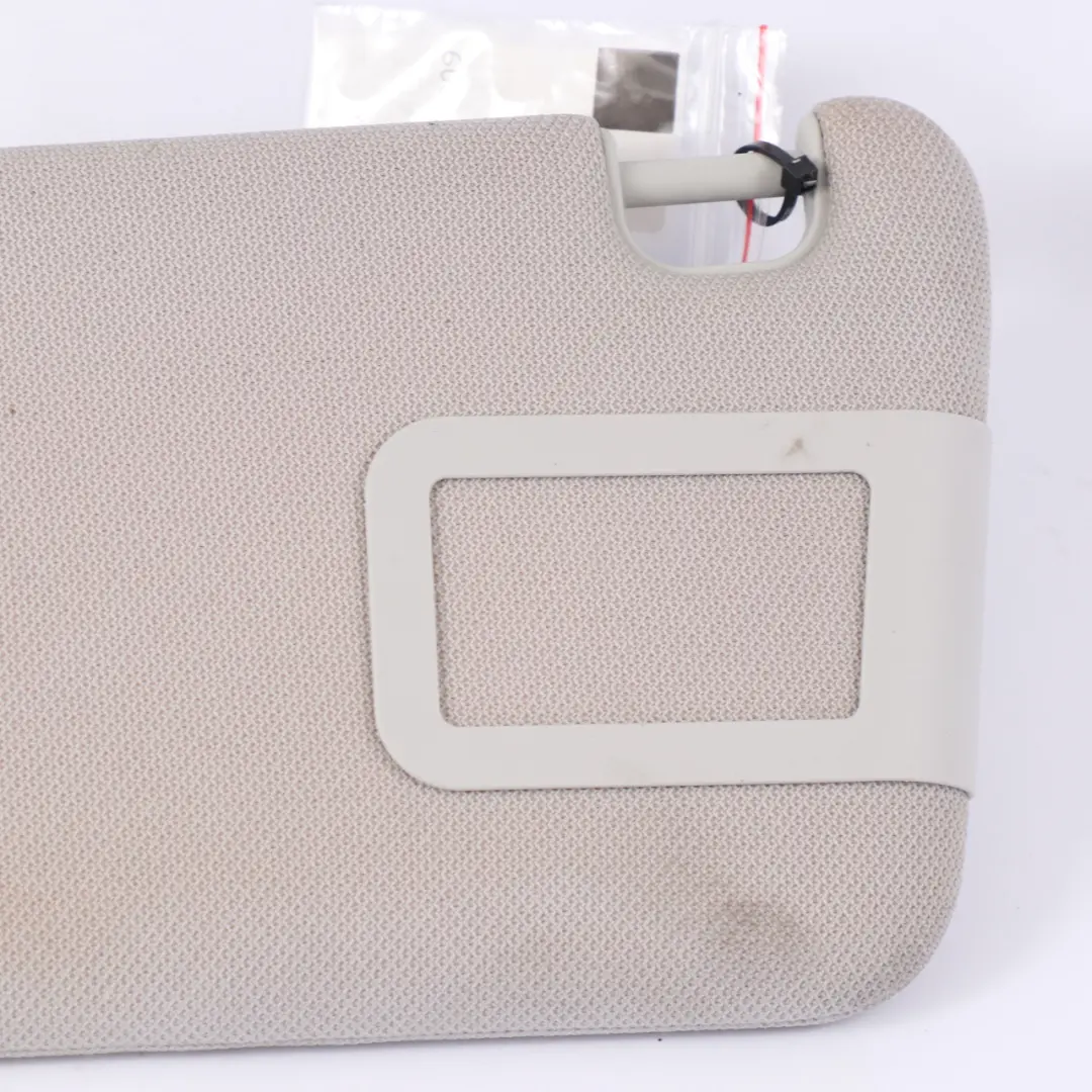 Audi A6 C6 FL Sun Visor Left N/S Sunvisor Mirror Panel Beige - SKU 4F0857551P - Part number 4F0857551P