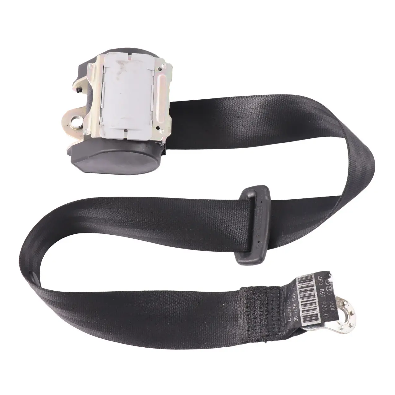 Audi A6 C6 Bench Seat Belt Upper Rear Left Right N/O/S Seatbelt Black 4F0857805E