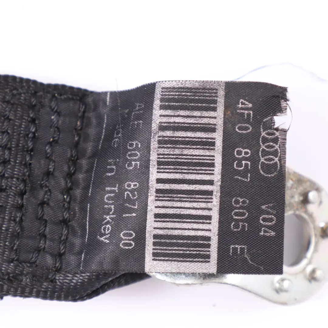 Cinturón seguridad superior trasero izquierdo derecho para Audi A6 C6 con número de pieza 4F0857805E Audi A6 C6 Cinturón seguridad superior trasero izquierdo derecho - SKU 4F0857805E - Número de pieza 4F0857805E