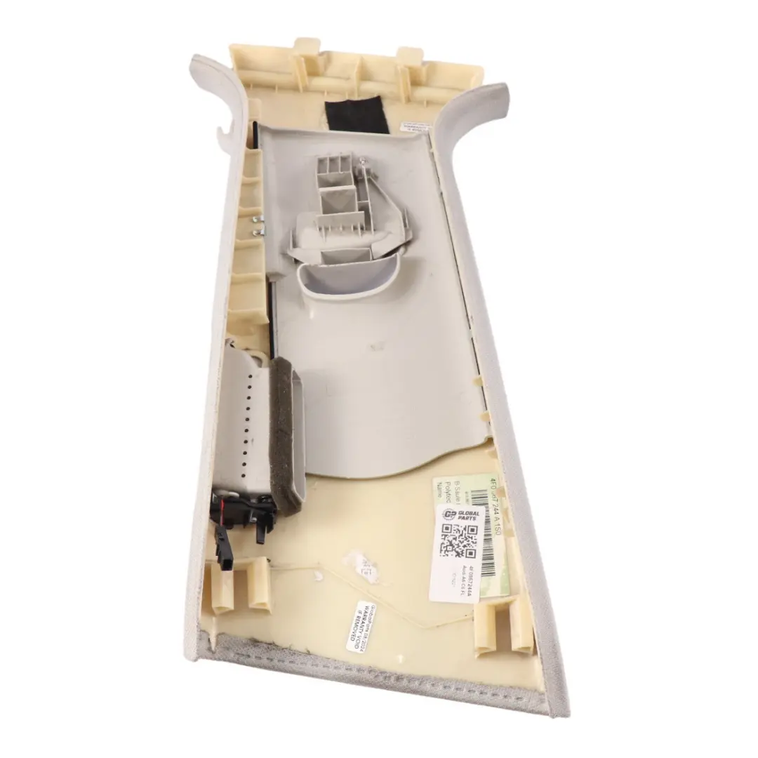 Pillar Trim Cover Interior Panel Beige Right O/S to Audi A6 C6 FL B with Part number 4F0867244A Audi A6 C6 FL B Pillar Trim Cover Interior Panel Beige Right O/S - SKU 4F0867244A - Part number 4F0867244A