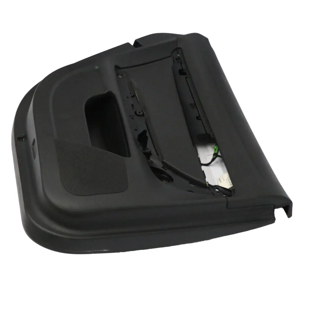 Carte de porte Audi A6 C6 Panneau de garniture de porte arrière gauche noir  - SKU 4F0867303EF - Numéro de pièce 4F0867303EF