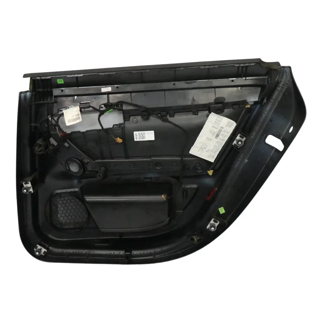 Carte de porte Audi A6 C6 Panneau de garniture de porte arrière gauche noir  - SKU 4F0867303EF - Numéro de pièce 4F0867303EF