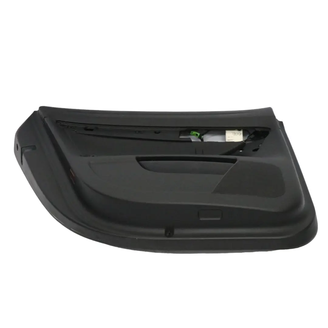 Carte de porte Audi A6 C6 Panneau de garniture de porte arrière gauche noir  - SKU 4F0867303EF - Numéro de pièce 4F0867303EF