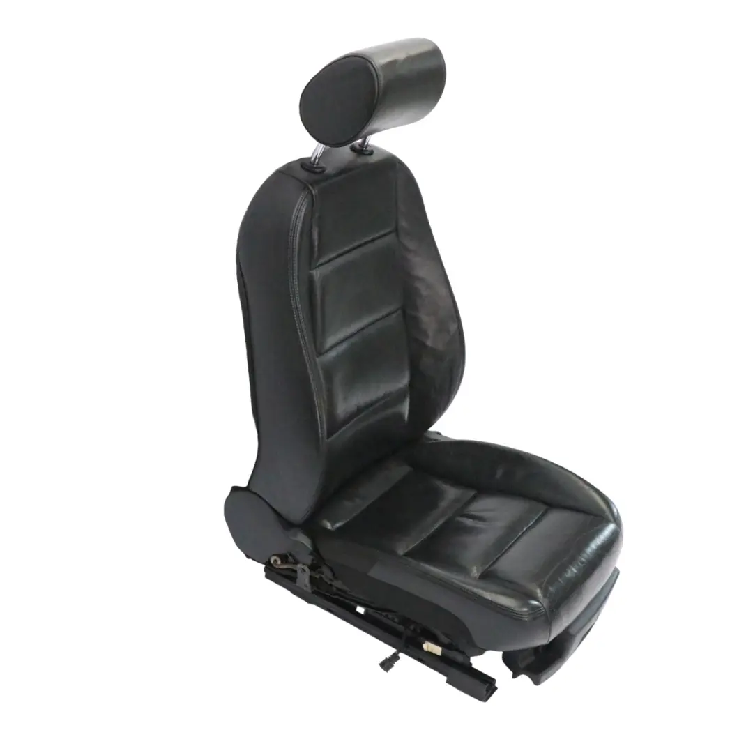 Audi A6 C6 Asiento Delantero Izquierdo Interior Cuero Negro Valcona - SKU 4F0881805AE-1 - Número de pieza 4F0881805AE