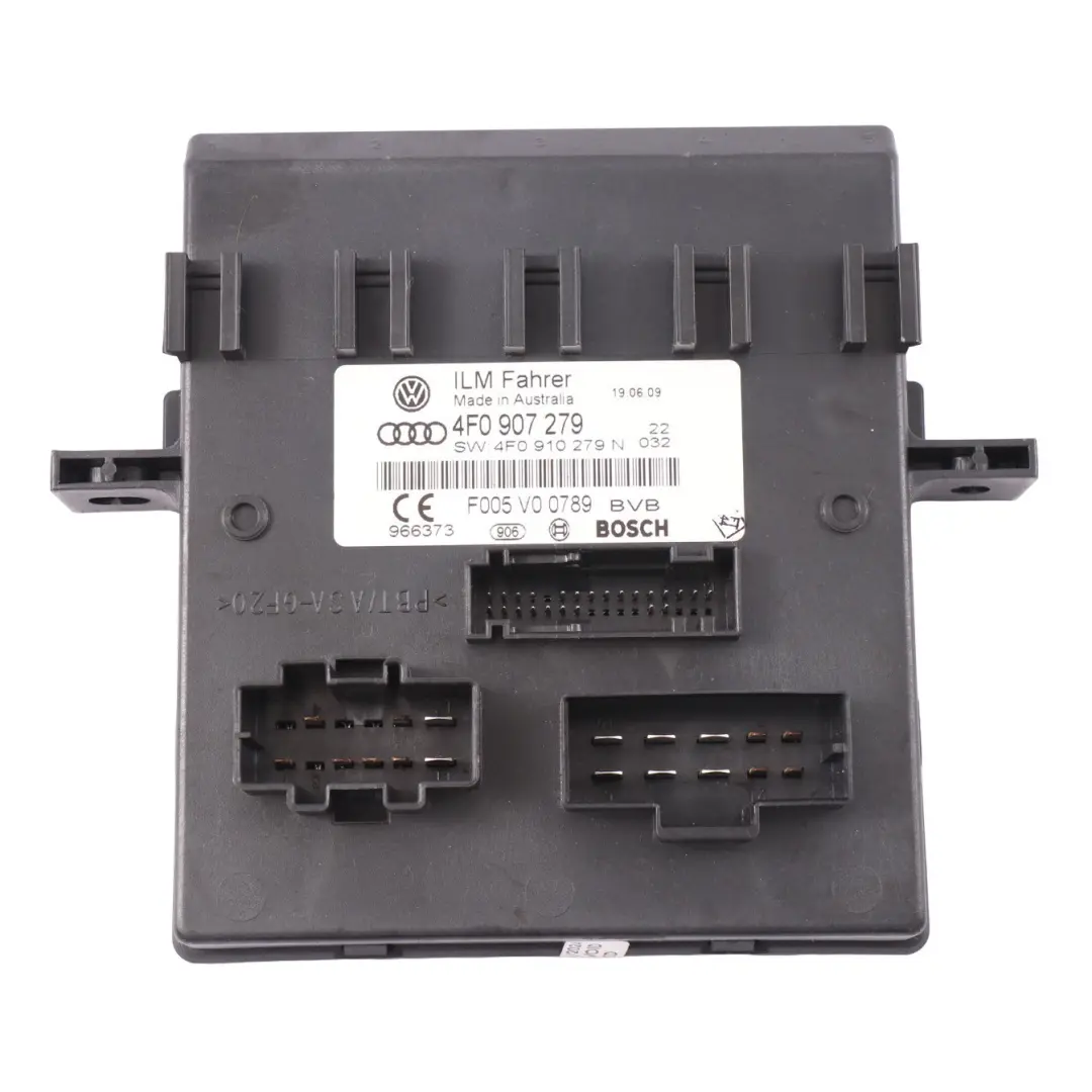 Stromversorgungsmodul Komfortsteuergerät ECU 7591534 für Audi A6 C6 mit Teilenummer 4F0907279 Audi A6 C6 Stromversorgungsmodul Komfortsteuergerät ECU 7591534 - SKU 4F0907279 - Teilenummer 4F0907279