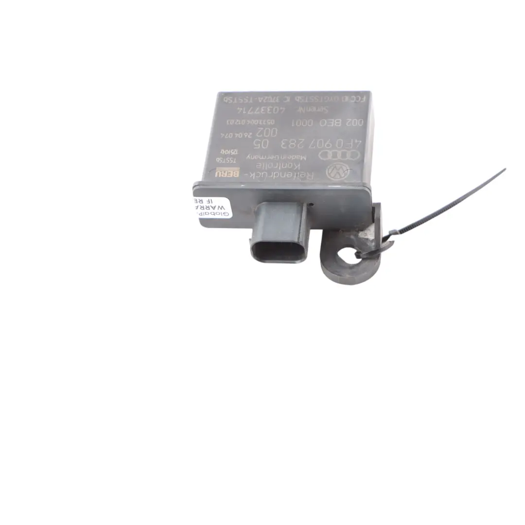 Reifen Druck Kontroll Modul für Audi A6 C6 FL mit Teilenummer 4F0907283 Audi A6 C6 FL Reifen Druck Kontroll Modul - SKU 4F0907283 - Teilenummer 4F0907283