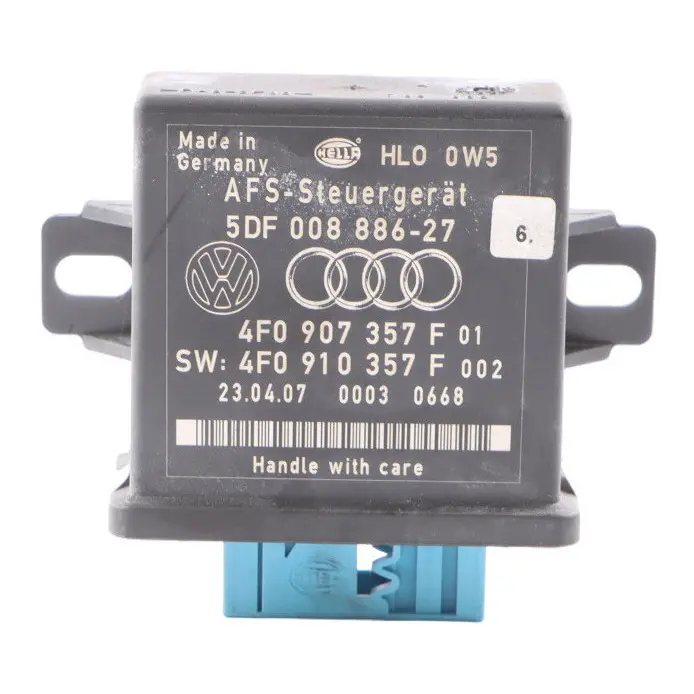 Faro Lampada Range Control Modulo ECU per Audi A6 C6 con numero di parte 4F0907357F Audi A6 C6 Faro Lampada Range Control Modulo ECU - SKU 4F0907357F - Numero di parte 4F0907357F
