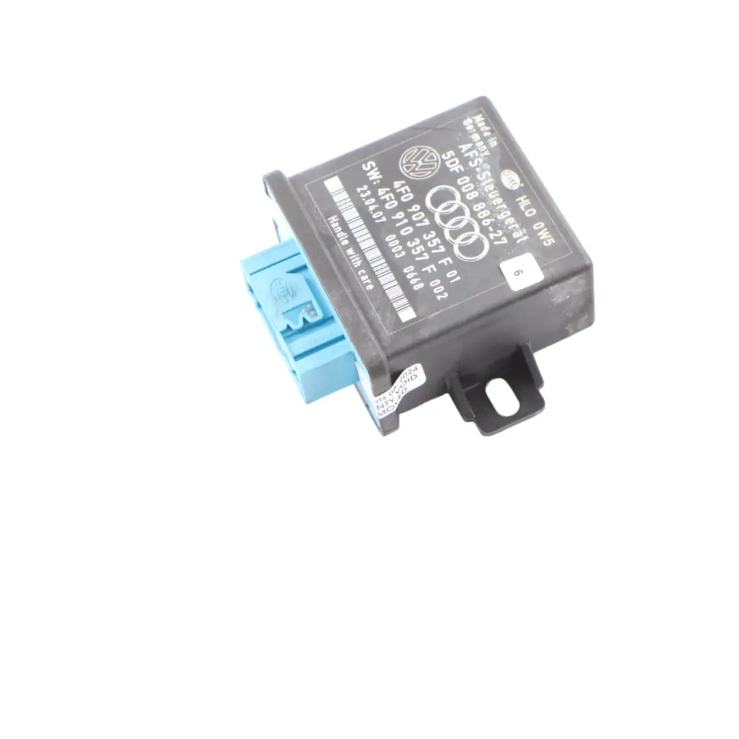 Headlight Head Light Lamp Range Control Unit Module ECU to Audi A6 C6 with Part number 4F0907357F Audi A6 C6 Headlight Head Light Lamp Range Control Unit Module ECU - SKU 4F0907357F - Part number 4F0907357F