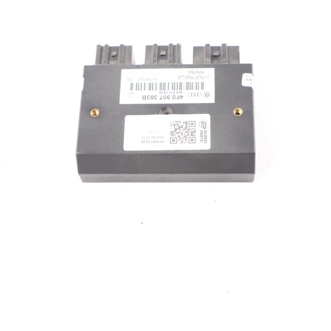 Tow Bar Trailer Control Module Unit to Audi A6 C6 with Part number 4F0907383C Audi A6 C6 Tow Bar Trailer Control Module Unit - SKU 4F0907383C - Part number 4F0907383C