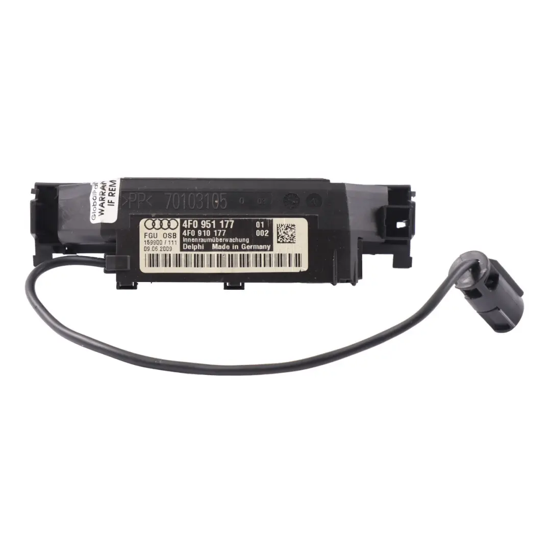 Audi A6 C6 Safety Ultra Sonic Alarm Movement Detector Module Unit - SKU 4F0910177 - Part number 4F0910177