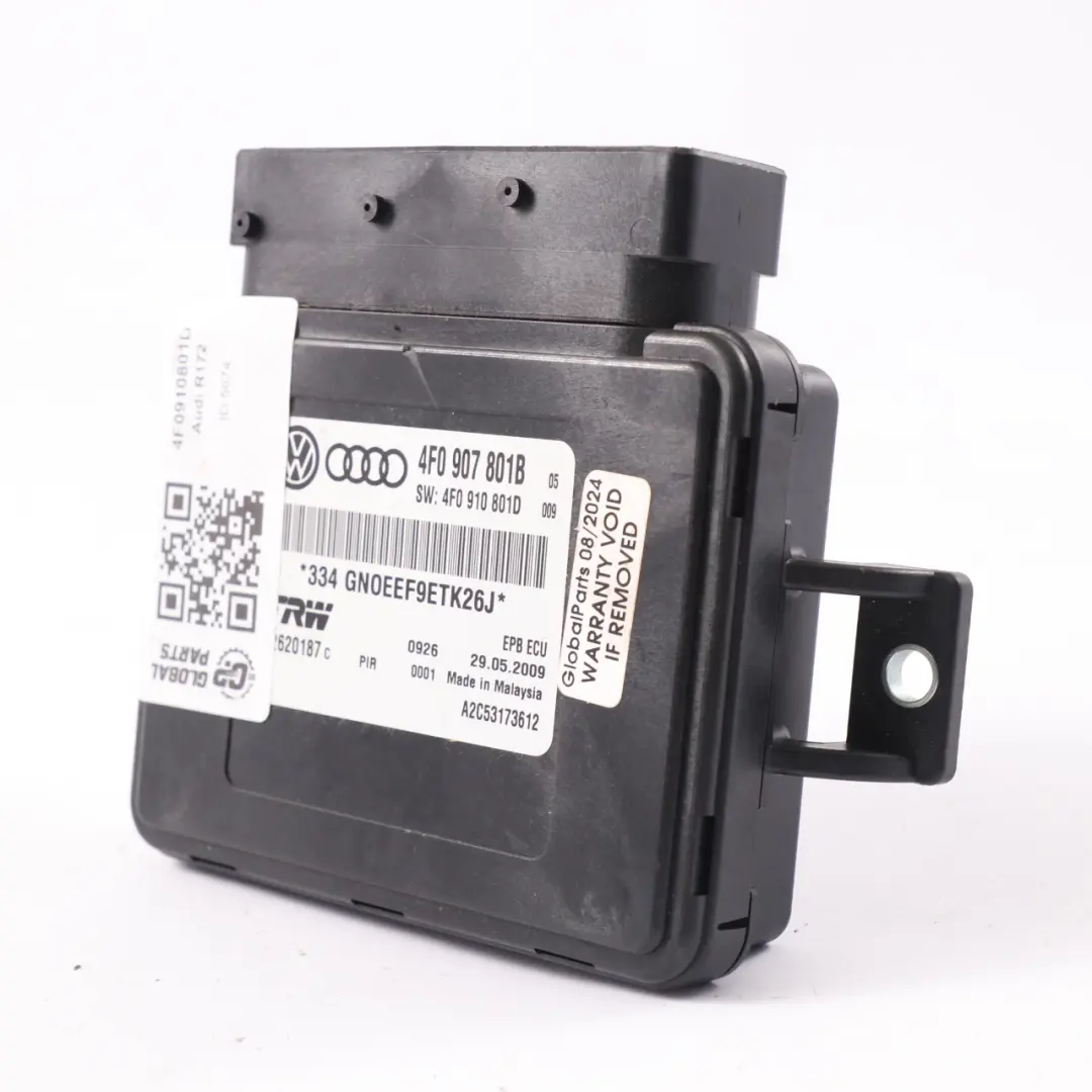 Audi A6 C6 Elektrische Parkbremse ECU Steuergerät Modul - SKU 4F0910801D - Teilenummer 4F0910801D
