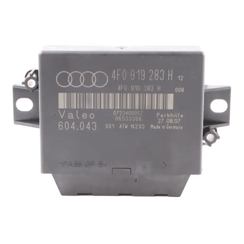 Unidad de Control de Aparcamiento Módulo ECU Sensor PDC Audi Q7 4L - SKU 4F0919283H - Número de pieza 4F0919283H