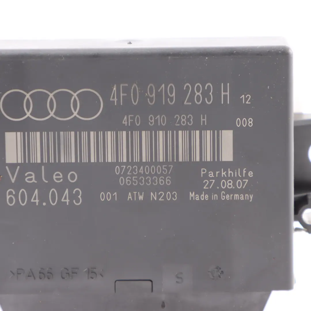 Unidad de Control de Aparcamiento Módulo ECU Sensor PDC Audi Q7 4L - SKU 4F0919283H - Número de pieza 4F0919283H