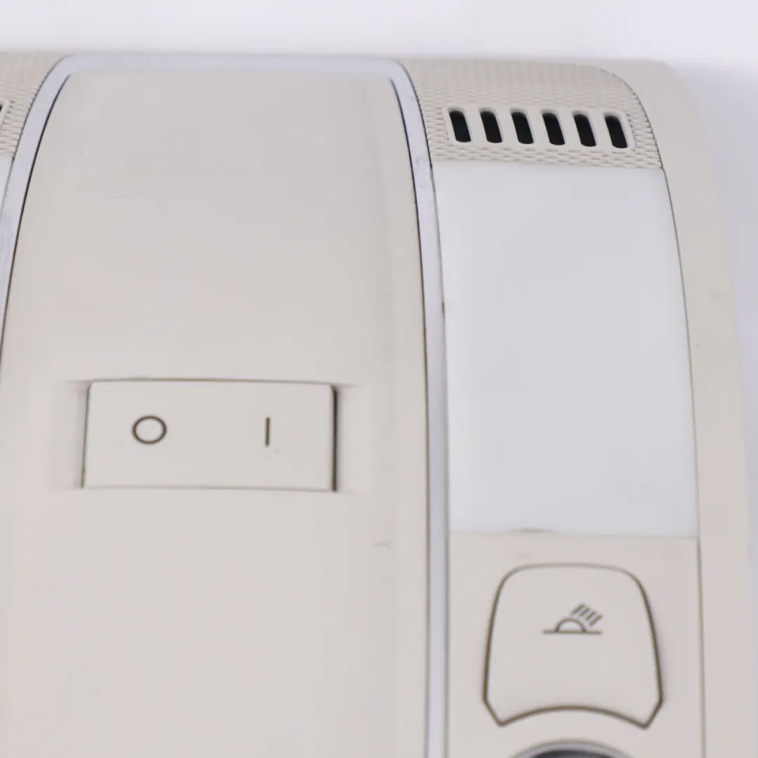 Audi A6 C6 FL Reading Lamp Interior Switch Panel Beige - SKU 4F0947135BQ - Part number 4F0947135BQ
