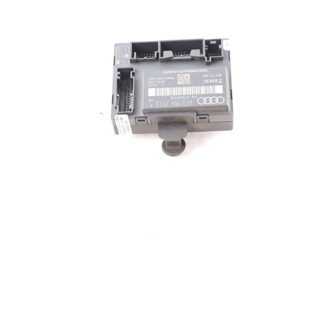 Porta passeggero anteriore sinistra Modulo controllo ECU per Audi A6 C6 con numero di parte 4F0959792E Audi A6 C6 Porta passeggero anteriore sinistra Modulo controllo ECU - SKU 4F0959792E - Numero di parte 4F0959792E
