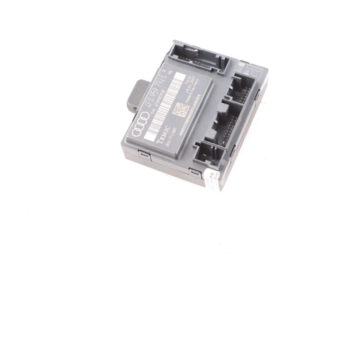 Front Passenger Side Door Left N/S Module Unit Control ECU to Audi A6 C6 with Part number 4F0959792E Audi A6 C6 Front Passenger Side Door Left N/S Module Unit Control ECU - SKU 4F0959792E - Part number 4F0959792E