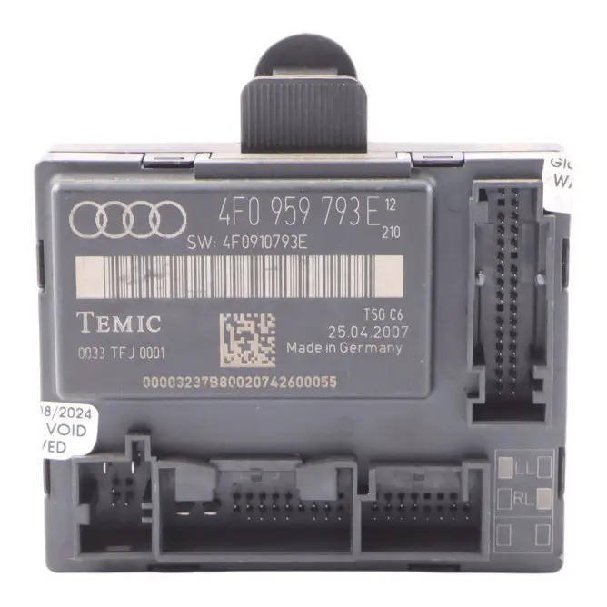 VW Volkswagen Tiguan 5N Front Right O/S Door ECU Module Control Unit - SKU 4F0959793E - Part number 4F0959793E