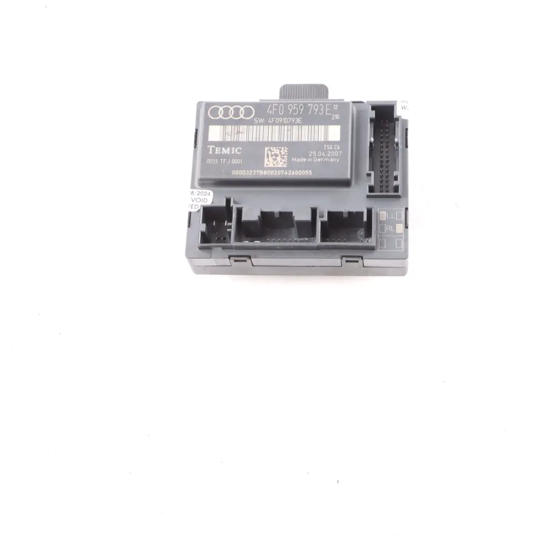 VW Volkswagen Tiguan 5N Front Right O/S Door ECU Module Control Unit - SKU 4F0959793E - Part number 4F0959793E
