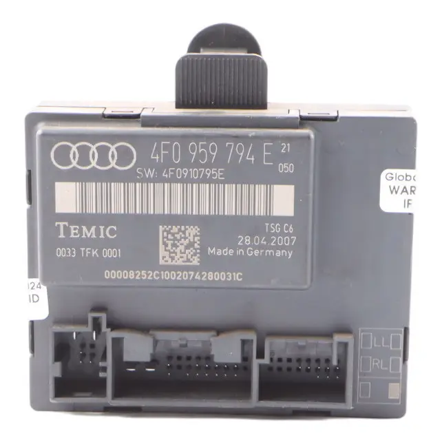 Audi A6 C6 Porta Posteriore Destra Modulo Unità Controllo ECU - SKU 4F0959794E - Numero di parte 4F0959794E