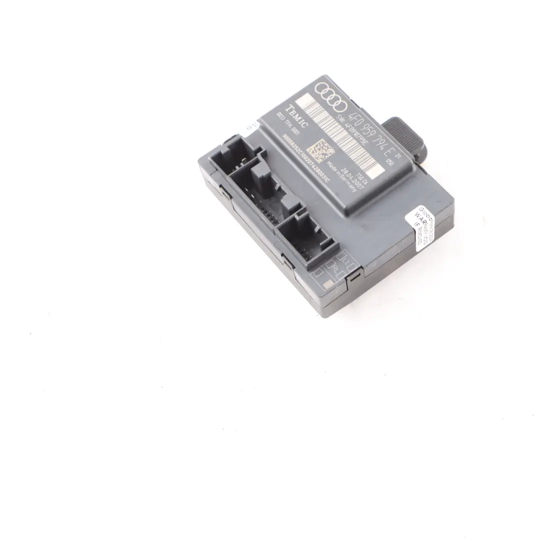Audi A6 C6 Porta Posteriore Destra Modulo Unità Controllo ECU - SKU 4F0959794E - Numero di parte 4F0959794E