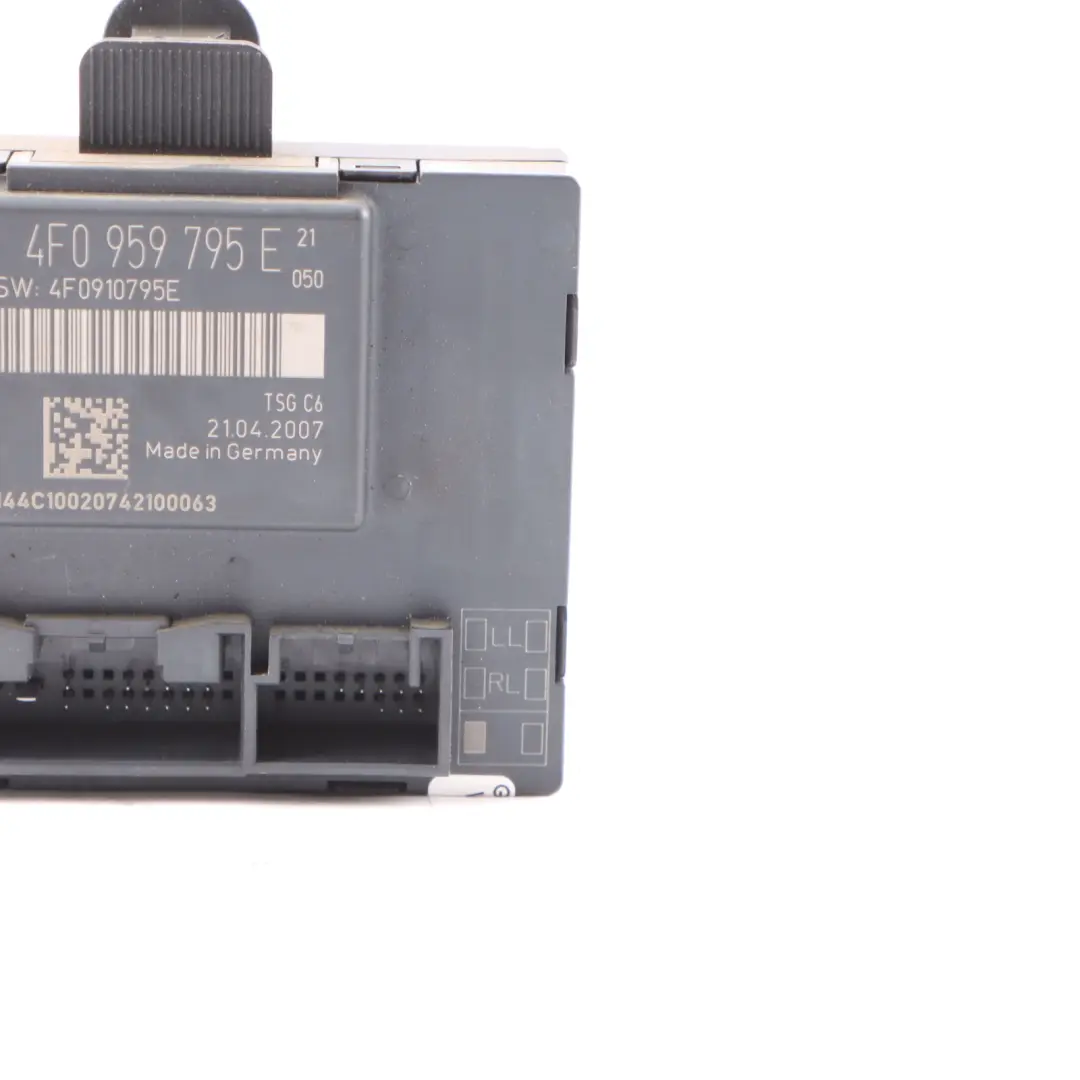 Module De Commande De Porte Arrière Gauche pour Audi A6 C6 à propos du numéro de pièce 4F0959795E Audi A6 C6 Module De Commande De Porte Arrière Gauche - SKU 4F0959795E - Numéro de pièce 4F0959795E