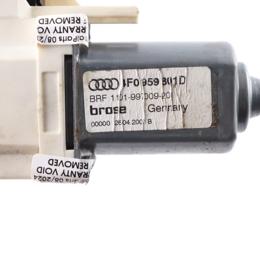Audi A6 C6 Motore alzacristalli sinistro Regolatore trasmissione - SKU 4F0959801D - Numero di parte 4F0959801D