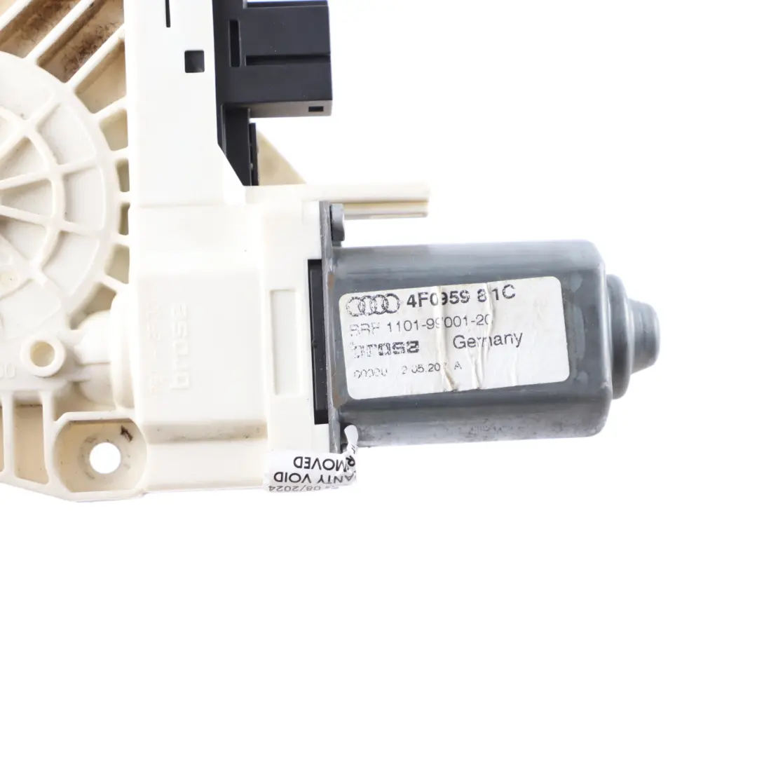 Elevalunas Trasero Puerta Izquierda Mecanismo Regulador 4F0959801C para Audi A6 C6 con número de pieza 4F0959801F Audi A6 C6 Elevalunas Trasero Puerta Izquierda Mecanismo Regulador 4F0959801C - SKU 4F0959801F - Número de pieza 4F0959801F