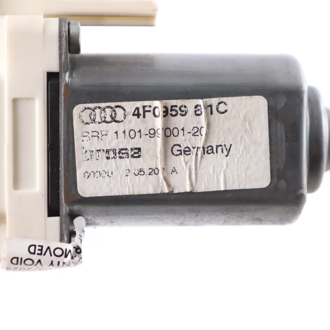 Elevalunas Trasero Puerta Izquierda Mecanismo Regulador 4F0959801C para Audi A6 C6 con número de pieza 4F0959801F Audi A6 C6 Elevalunas Trasero Puerta Izquierda Mecanismo Regulador 4F0959801C - SKU 4F0959801F - Número de pieza 4F0959801F