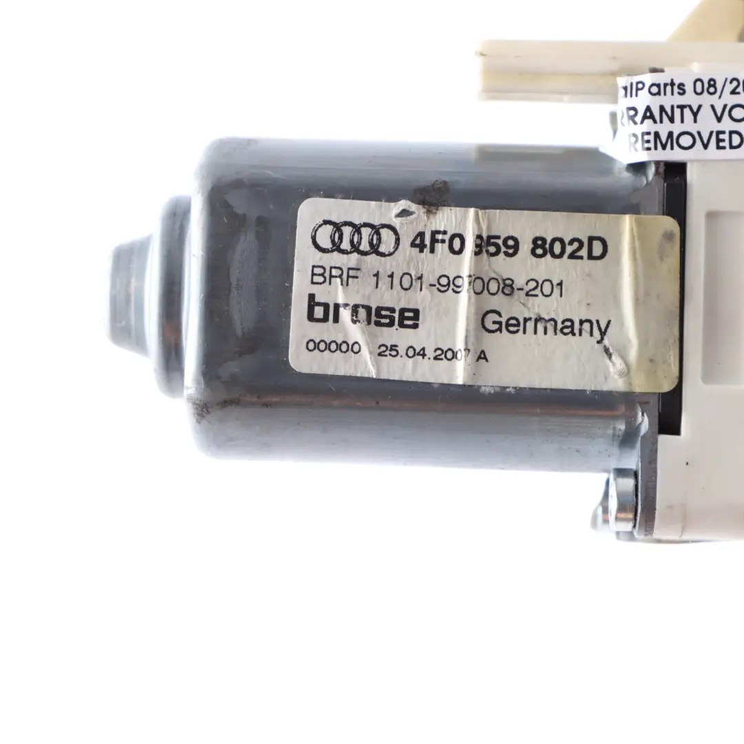 Fensterhebermotor Vorne Rechts Regler Antriebs Einheit für Audi A6 C6 mit Teilenummer 4F0959802D Audi A6 C6 Fensterhebermotor Vorne Rechts Regler Antriebs Einheit - SKU 4F0959802D - Teilenummer 4F0959802D
