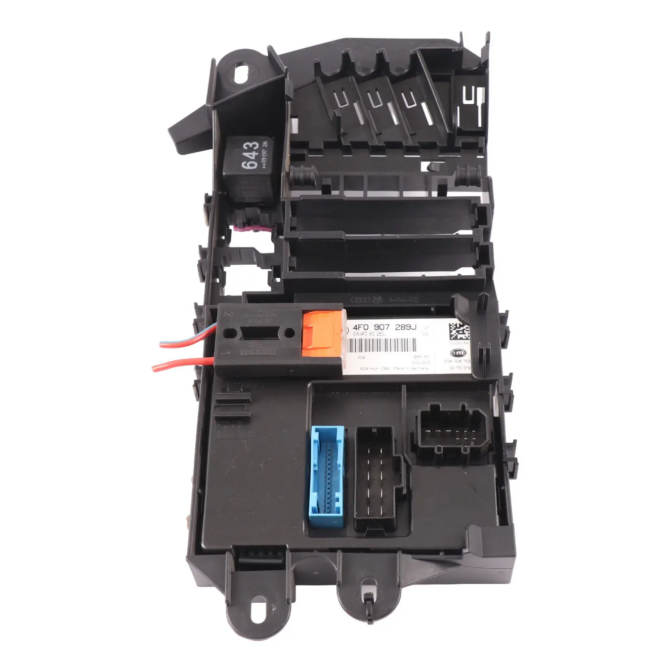 Audi A6 C6 Module carrosserie Boîte relais fusibles Unité contrôle 4F0907289J