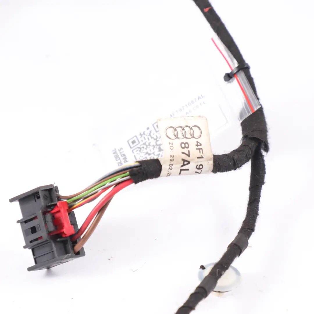 Mazo cables puerta trasera izquierda para Audi A6 C6 con número de pieza 4F1971687AL Audi A6 C6 Mazo cables puerta trasera izquierda - SKU 4F1971687AL - Número de pieza 4F1971687AL