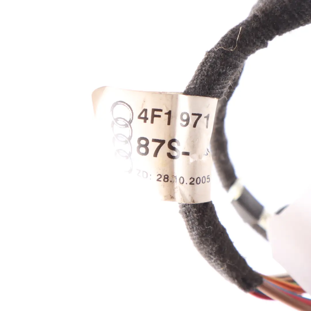 Cableado De La Puerta Trasera Izquierda Derecha para Audi A6 C6 con número de pieza 4F1971687S Audi A6 C6 Cableado De La Puerta Trasera Izquierda Derecha - SKU 4F1971687S - Número de pieza 4F1971687S