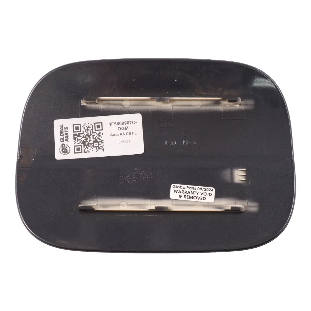 Audi A6 C6 Fuel Flap Cover Fill In Flap Filler Cap Oyster Grey Metallic - Z7Q - SKU 4F5809907C-OGM - Part number 4F5809907C-OGM