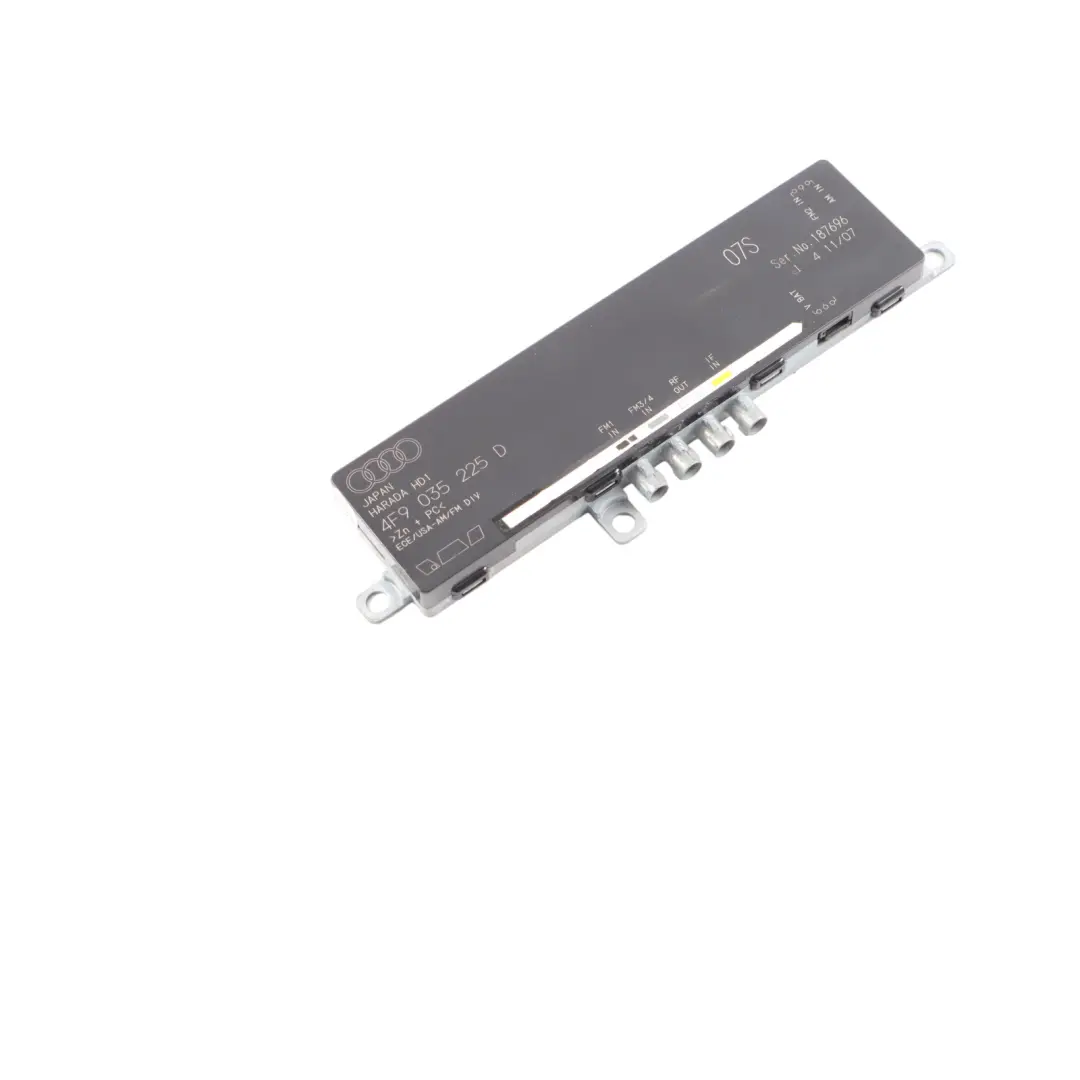 Antena Amplificador Unidad De Control Módulo ECU para Audi A6 C6 con número de pieza 4F9035225D Audi A6 C6 Antena Amplificador Unidad De Control Módulo ECU - SKU 4F9035225D - Número de pieza 4F9035225D
