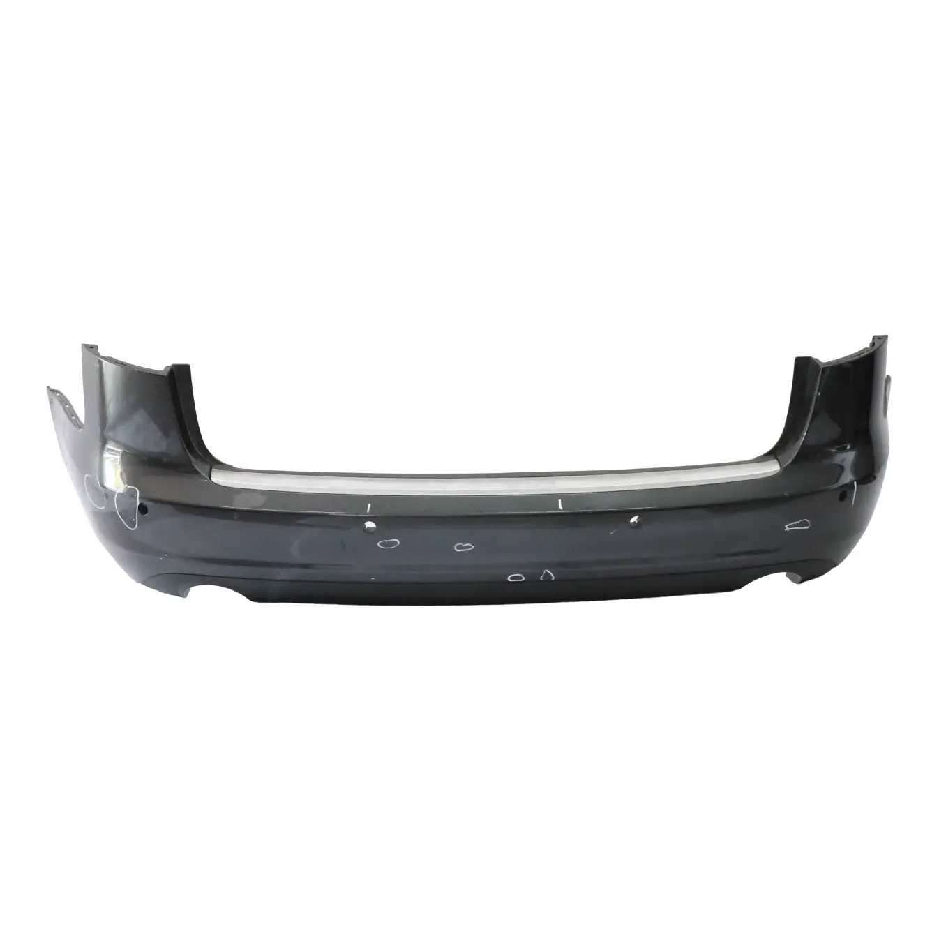 Audi A6 C6 Facelift Hátsó Lökhárító Díszléc Panel Osztriga Szürke Z7Q 4F9807303F