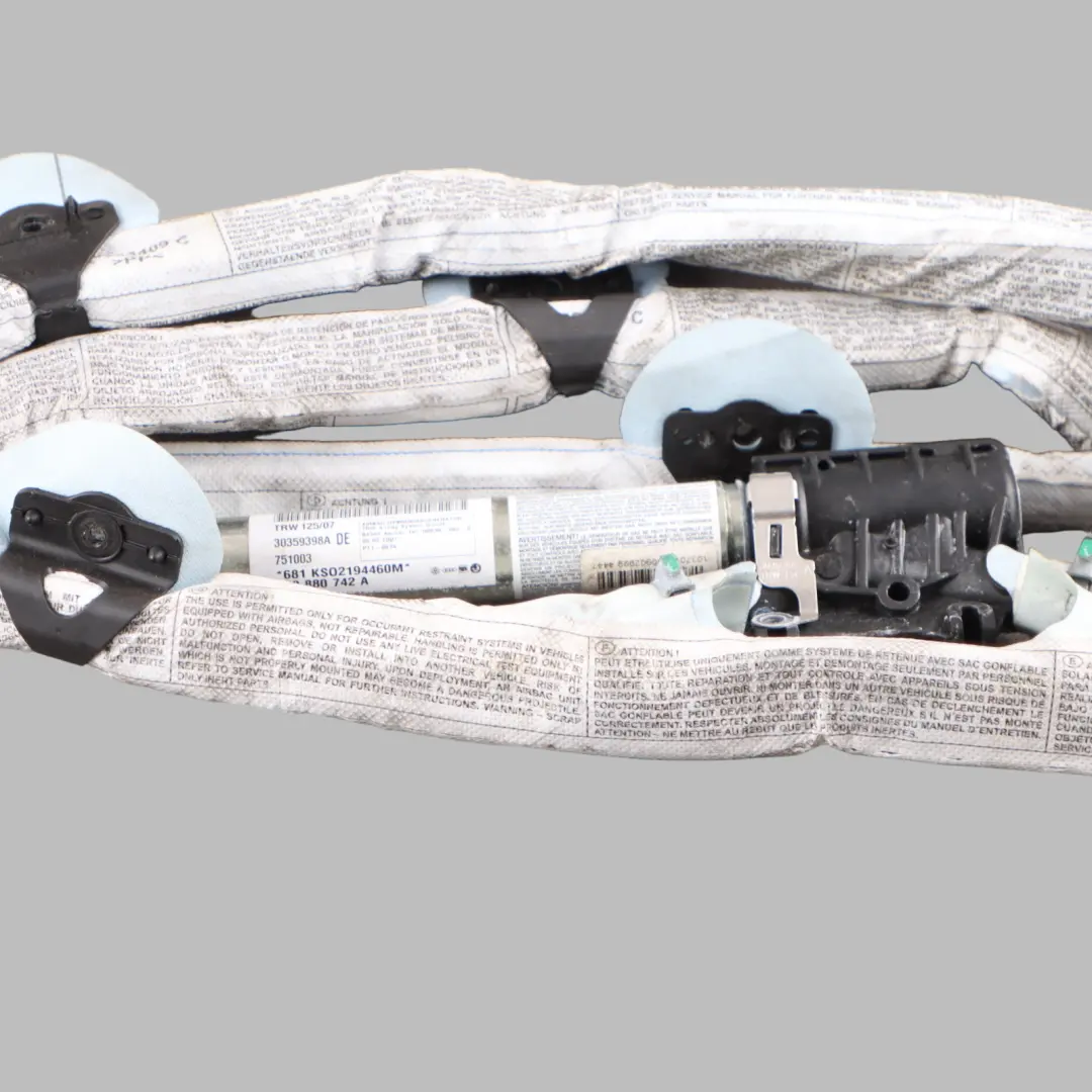 Head Air Module Roof Curtain Right O/S SRS System to Audi A6 C6 Avant with Part number 4F9880742 Audi A6 C6 Avant Head Air Module Roof Curtain Right O/S SRS System - SKU 4F9880742 - Part number 4F9880742