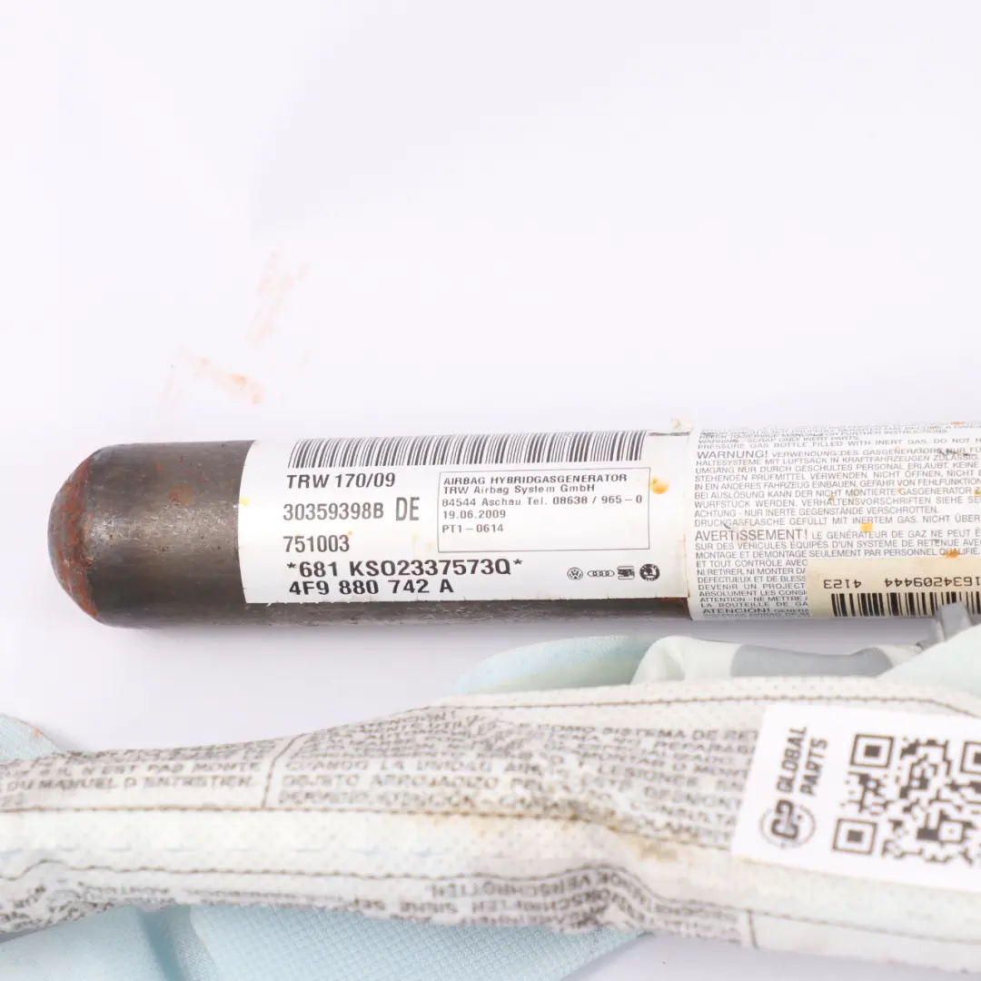 Head Air Module Roof Curtain Right O/S to Audi A6 C6 Avant with Part number 4F9880742A Audi A6 C6 Avant Head Air Module Roof Curtain Right O/S - SKU 4F9880742A - Part number 4F9880742A