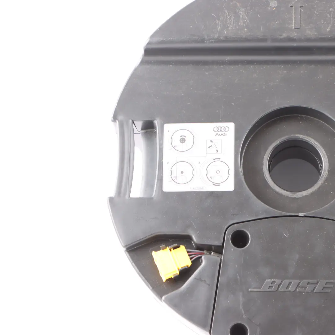 Audi Q7 4L Coffre Subwoofer Haut parleur de basses arrière - SKU 4L0035382B - Numéro de pièce 4L0035382B