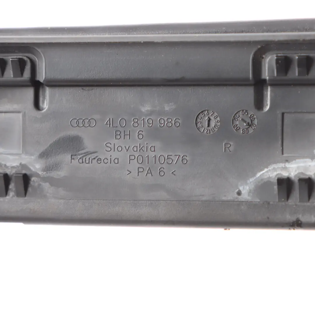 Audi Q7 4L Puerta Delantera Ventilación Rejilla Derecha Salida Negro - SKU 4L0819986 - Número de pieza 4L0819986