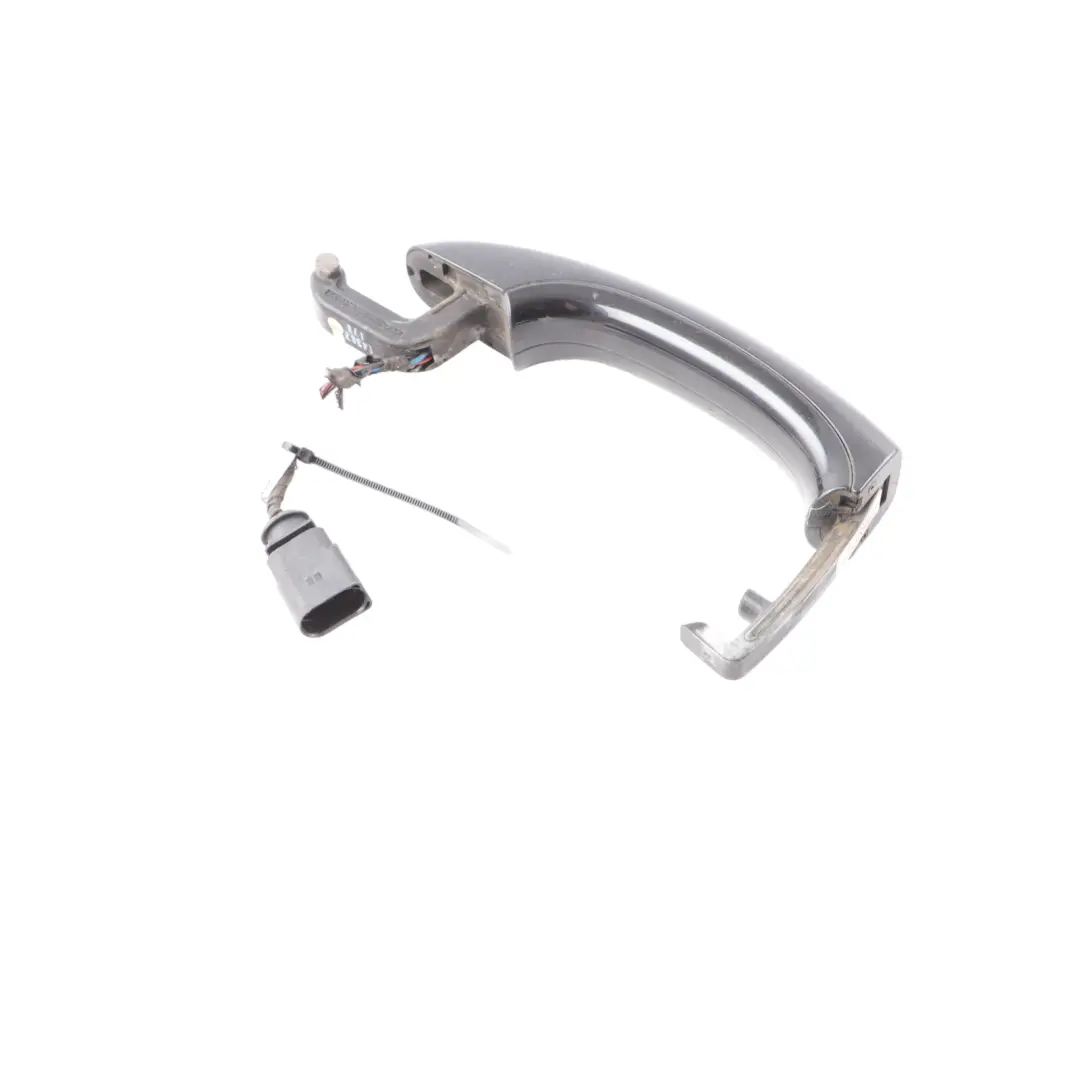 Front Rear Door Left N/S Grab Handle Phantom Black LZ9Y to Audi Q7 4L with Part number 4L0837205B Audi Q7 4L Front Rear Door Left N/S Grab Handle Phantom Black LZ9Y - SKU 4L0837205B-PHB - Part number 4L0837205B