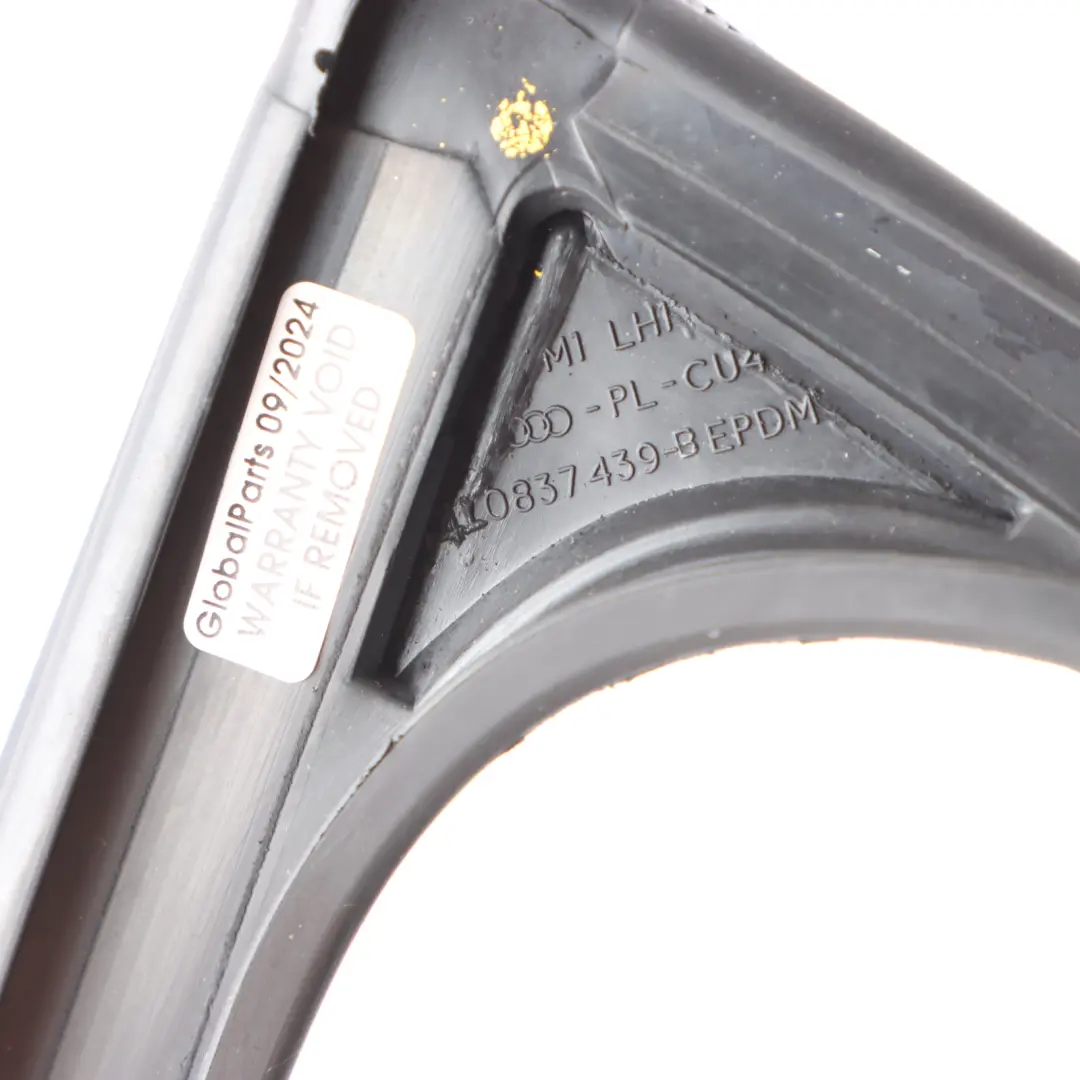 Audi Q7 4L Finestrino Guida Porta Anteriore Sinistra Telaio Esterna - SKU 4L0837439B - Numero di parte 4L0837439B