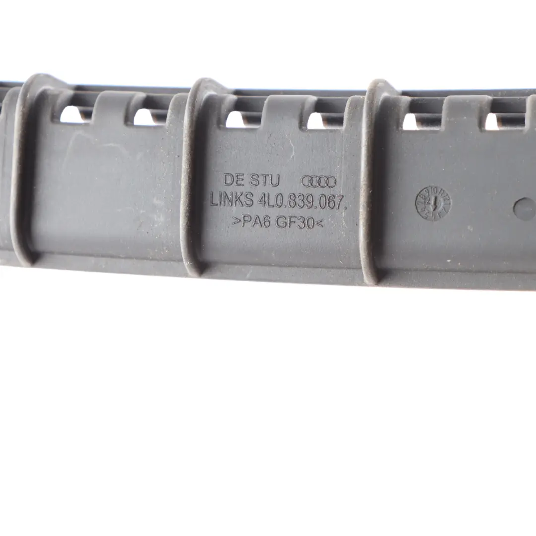 Rail guidage de lunette arrière gauche Support régulateur pour Audi Q7 4L à propos du numéro de pièce 4L0839067 Audi Q7 4L Rail guidage de lunette arrière gauche Support régulateur - SKU 4L0839067 - Numéro de pièce 4L0839067