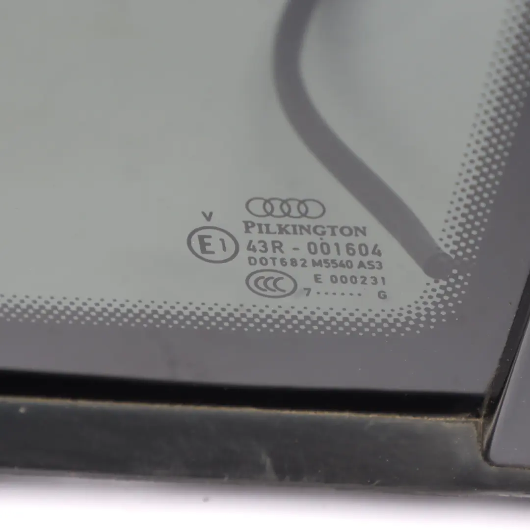 Side Window Quarter Panel Rear Right O/S Black AS3 to Audi Q7 4L with Part number 4L0845300R Audi Q7 4L Side Window Quarter Panel Rear Right O/S Black AS3 - SKU 4L0845300R - Part number 4L0845300R