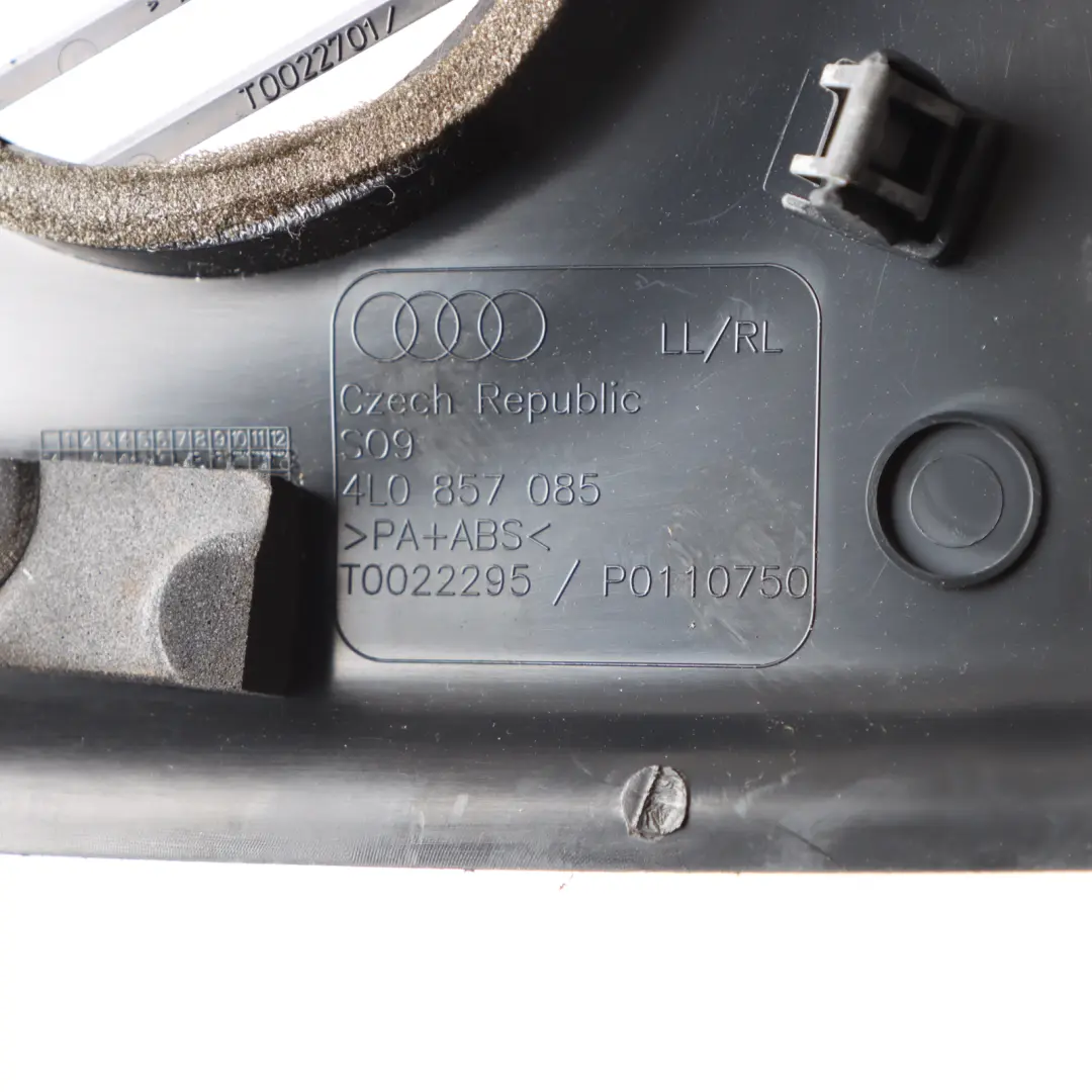 cruscotto copertura laterale anteriore sinistra pannello per Audi Q7 4L con numero di parte 4L0857085 Audi Q7 4L cruscotto copertura laterale anteriore sinistra pannello - SKU 4L0857085 - Numero di parte 4L0857085