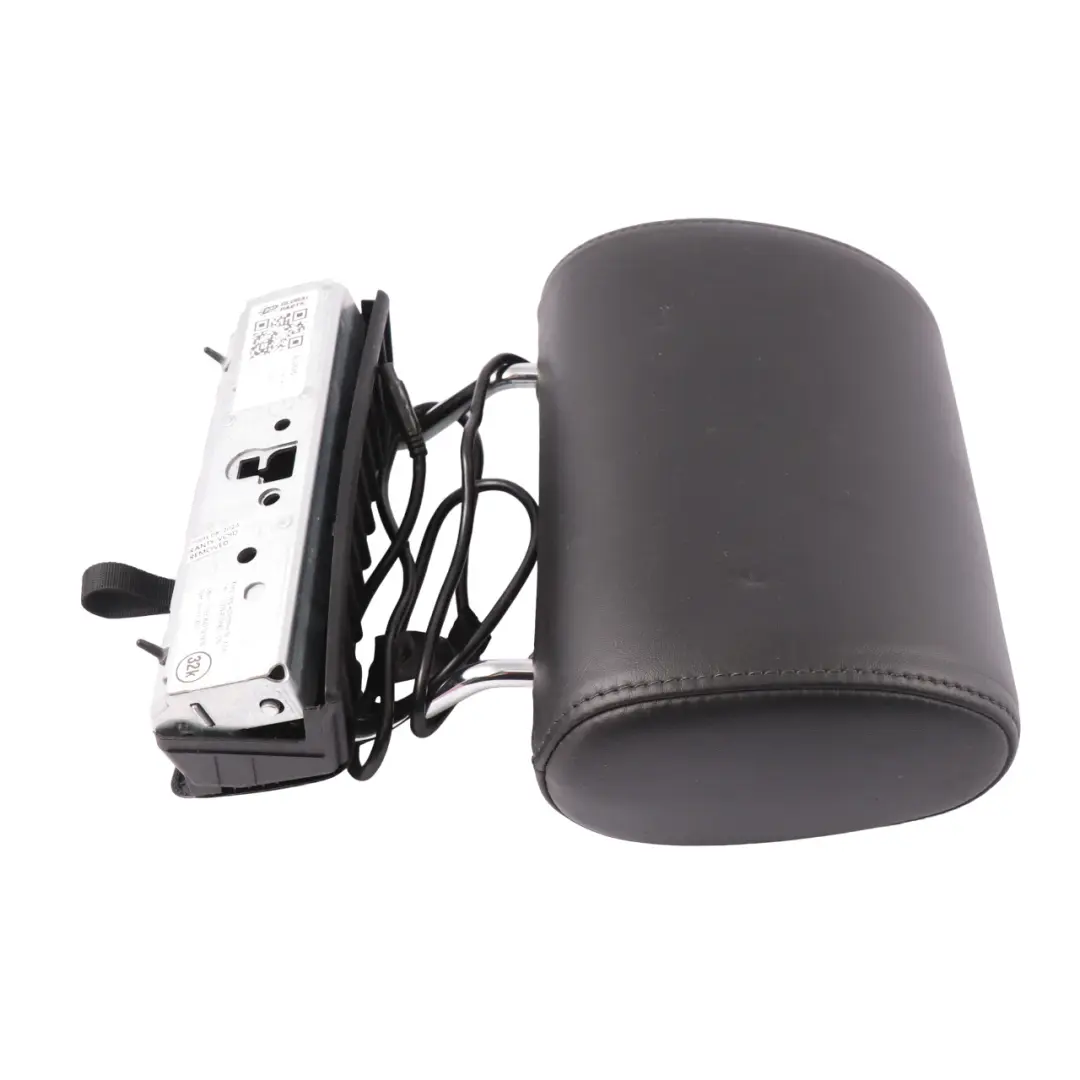 Seat Headrest Audi Q7 4L Rear Folding Outer Head Rest Screen Black Leather - SKU 4L0885901J - Part number 4L0885901J
