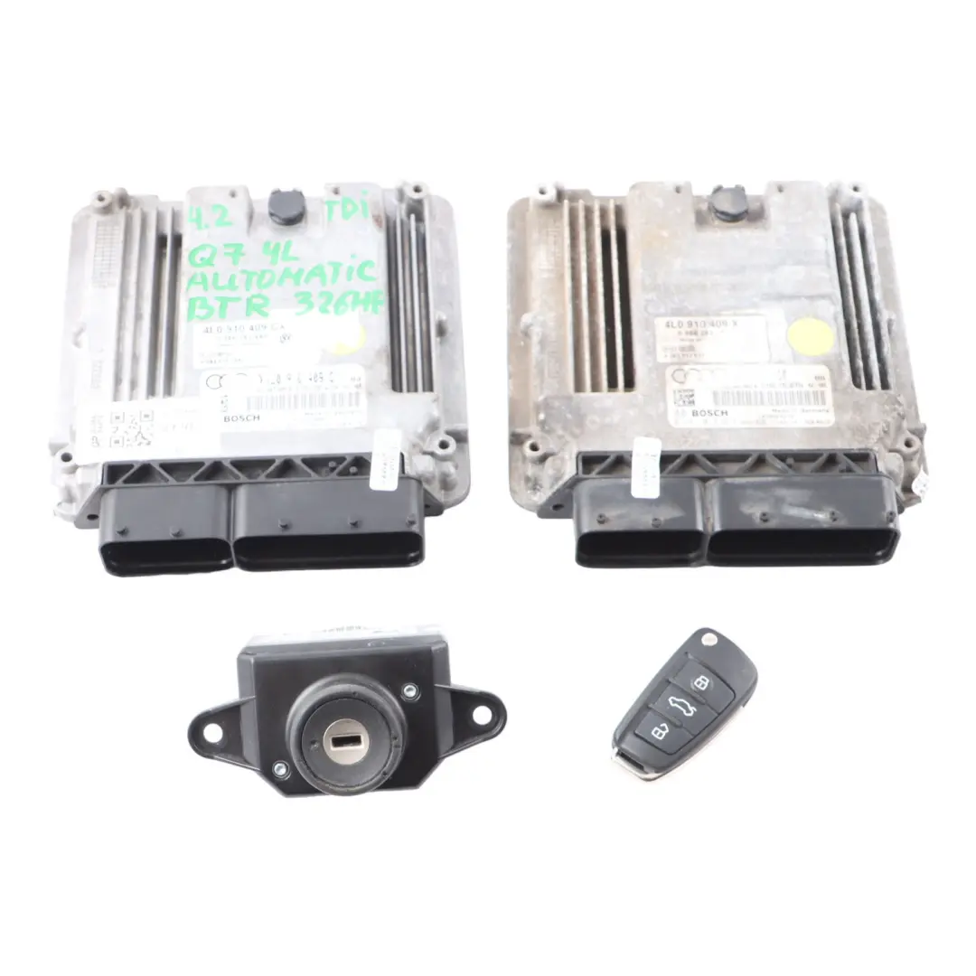 BTR Engine Contol Unit ECU Kit Key Automatic to Audi Q7 4L 4.2 TDI with Part number 4L0910409C Audi Q7 4L 4.2 TDI BTR Engine Contol Unit ECU Kit Key Automatic - SKU 4L0910409C-1 - Part number 4L0910409C
