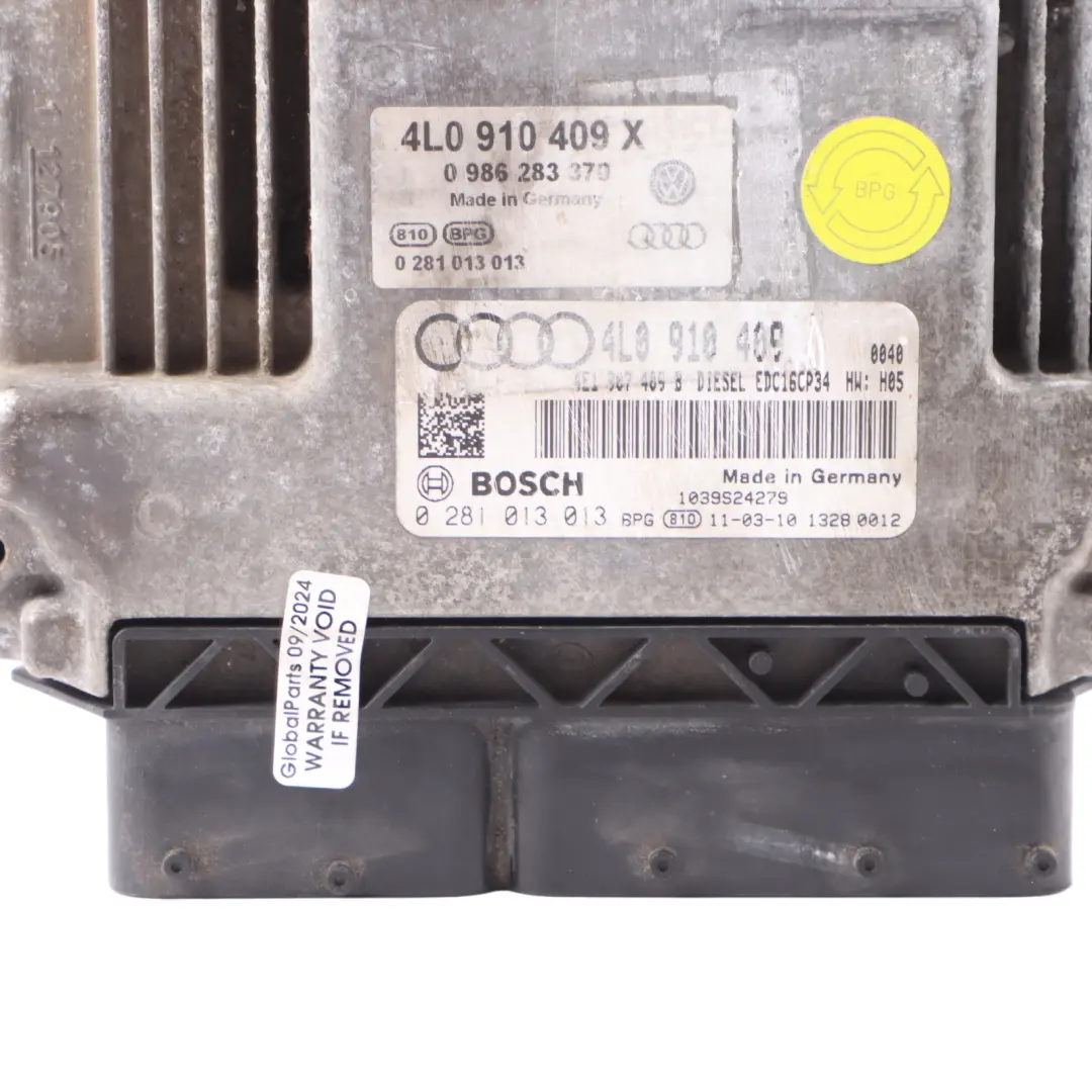 BTR Engine Contol Unit ECU Kit Key Automatic to Audi Q7 4L 4.2 TDI with Part number 4L0910409C Audi Q7 4L 4.2 TDI BTR Engine Contol Unit ECU Kit Key Automatic - SKU 4L0910409C-1 - Part number 4L0910409C