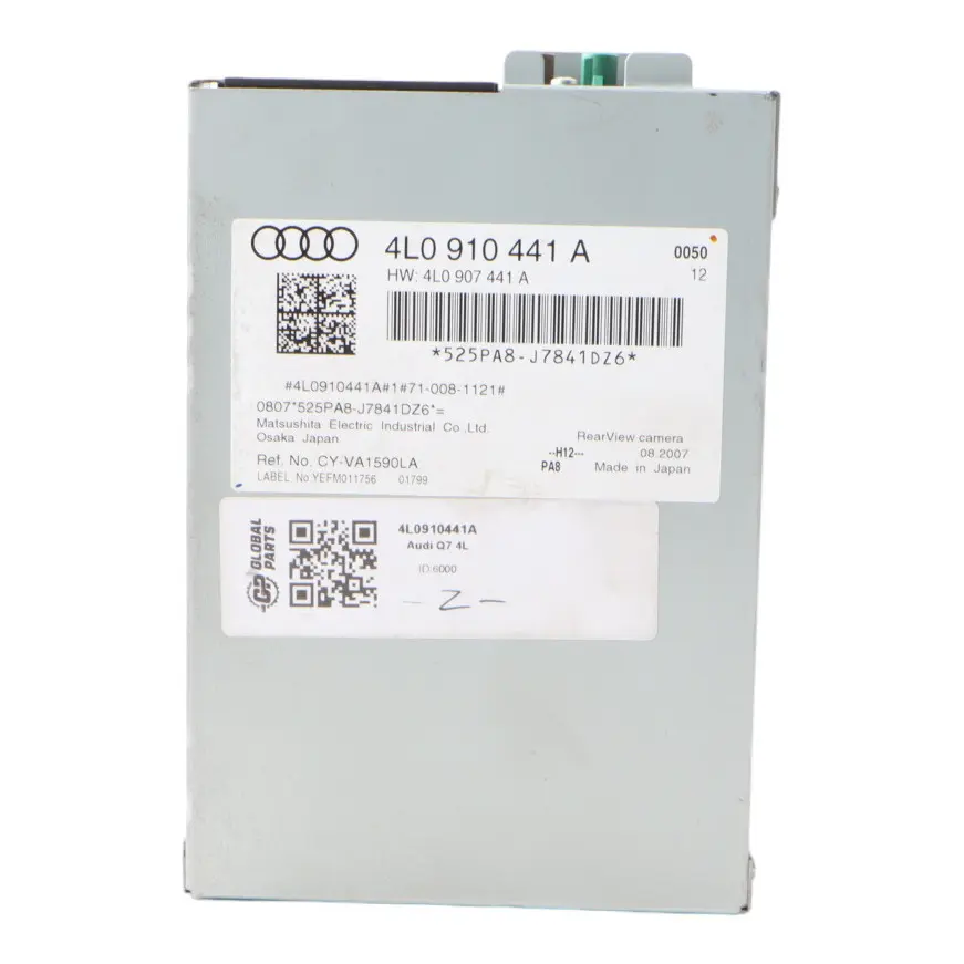 Reversing Camera Module View Camera Control Unit ECU to Audi Q7 4L Rear with Part number 4L0910441A Audi Q7 4L Rear Reversing Camera Module View Camera Control Unit ECU - SKU 4L0910441A - Part number 4L0910441A
